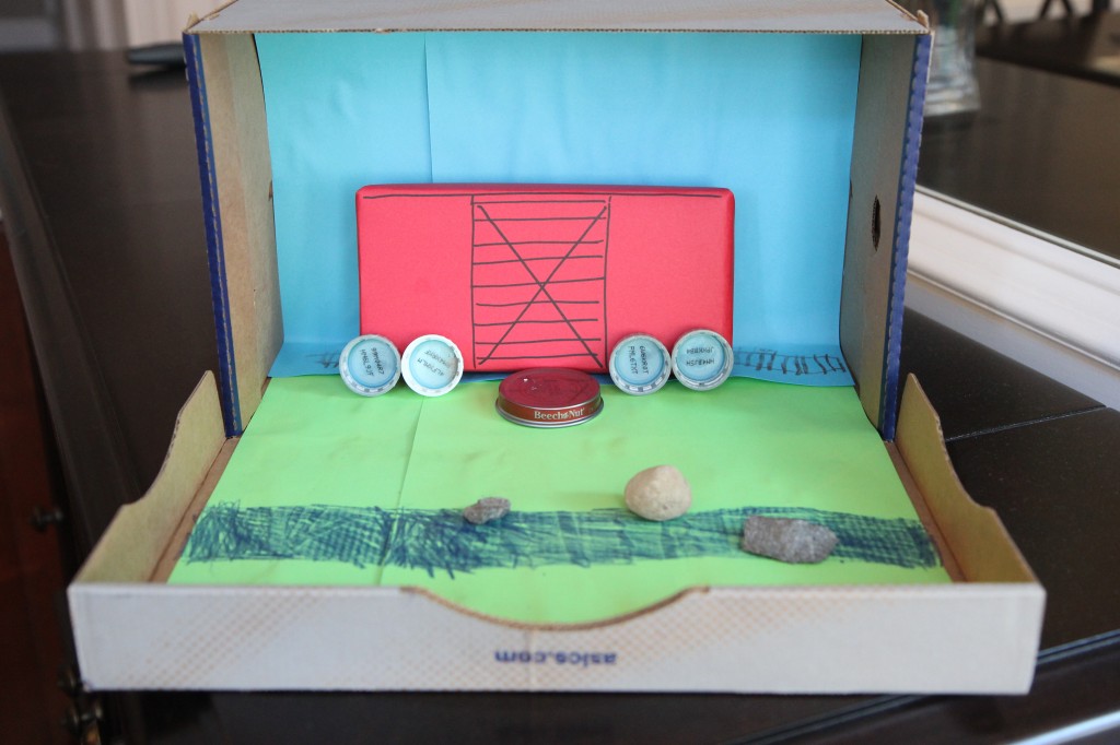 Boxcar children diorama