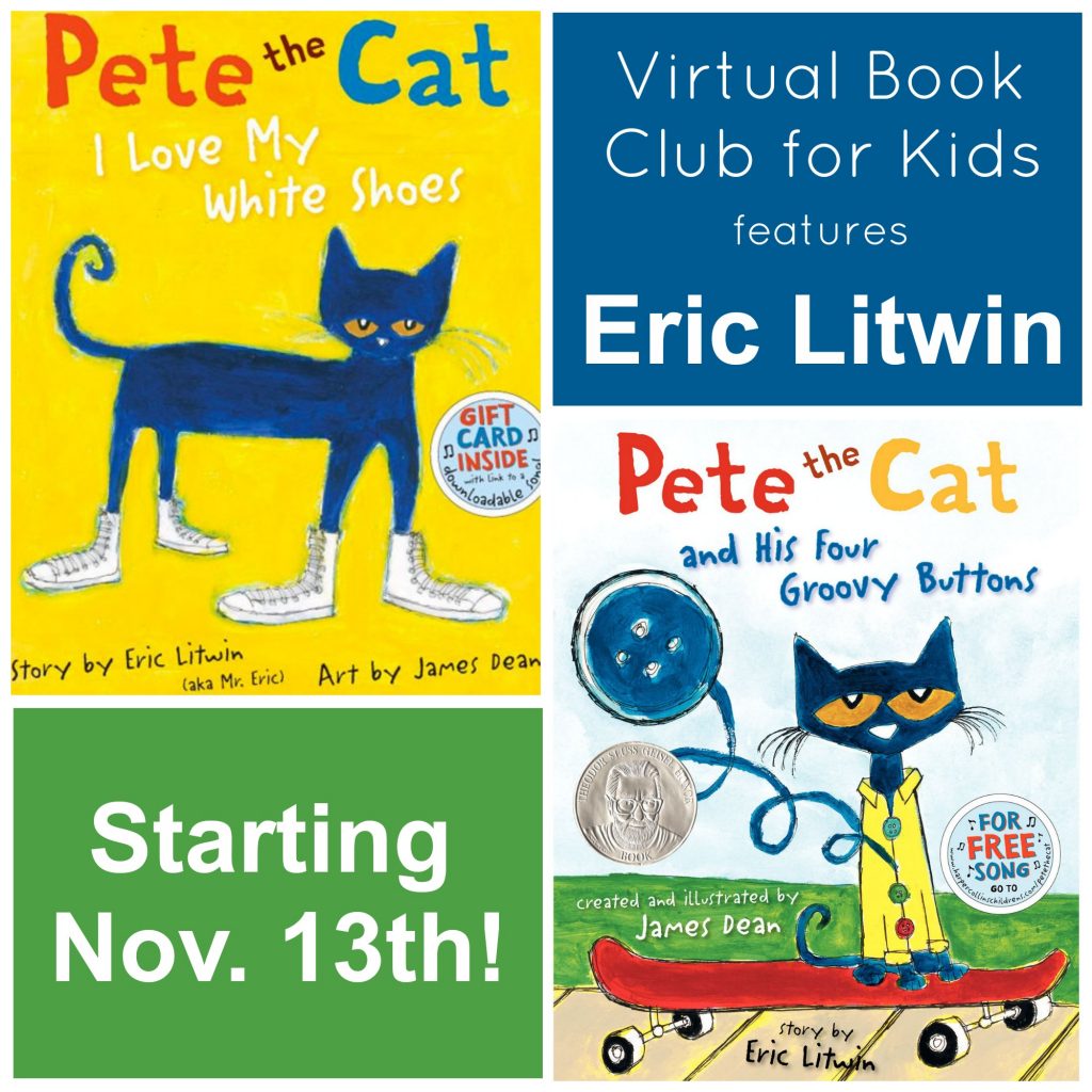 Eric Litwin November Virtual Book Club for Kids