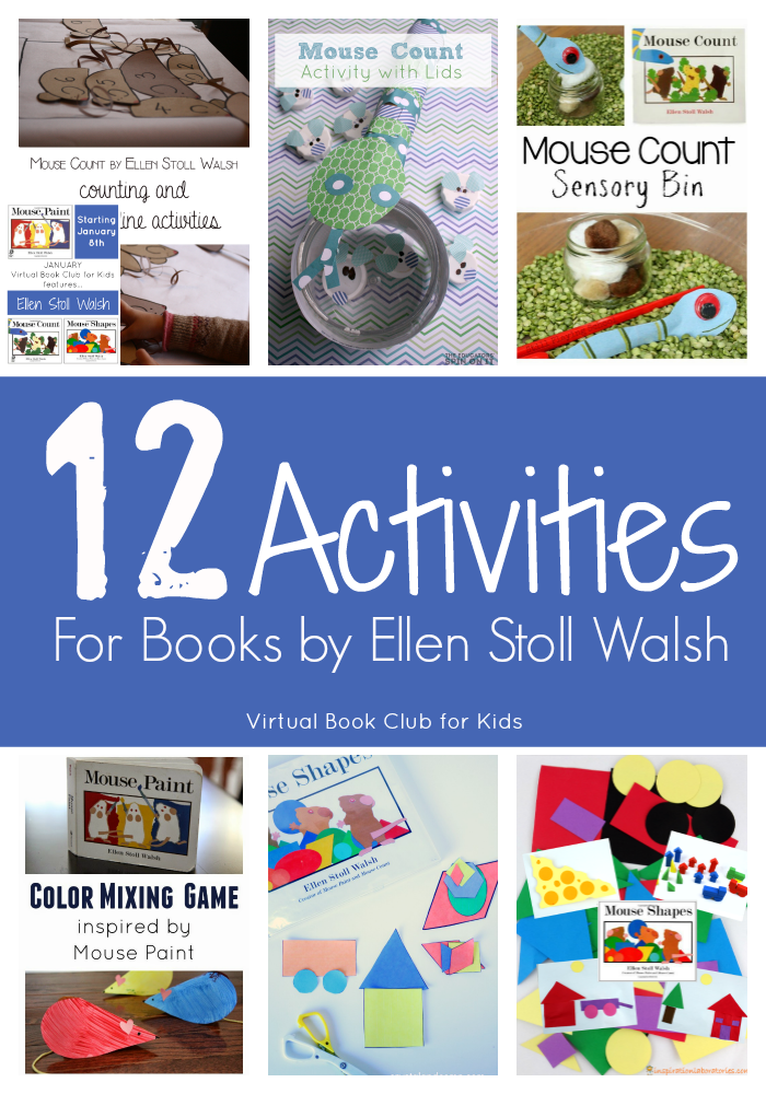 12 Activities for Books by Ellen Stoll Walsh by the Virtual Book Club for Kids