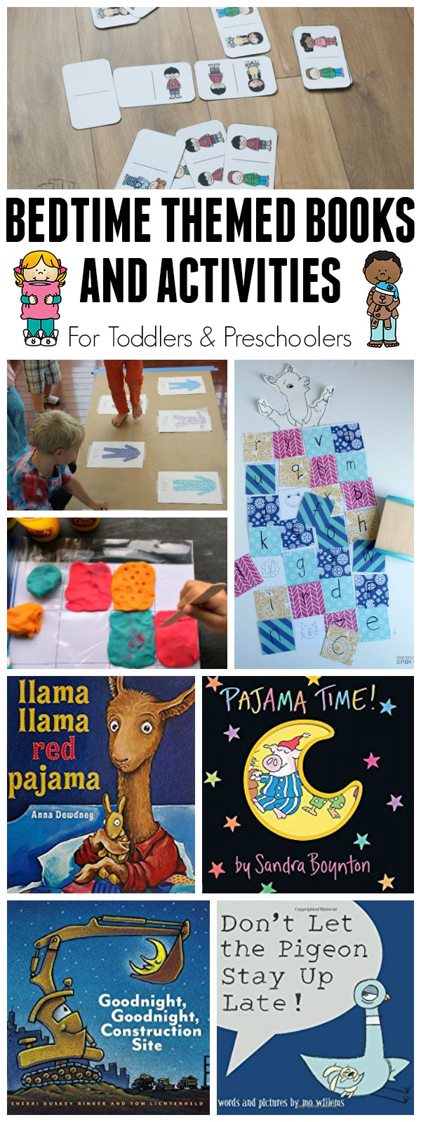 Fun activities based on the classic children's storybook Llama Llama Red Pajama by Anna Dewdney ideal for toddlers and preschoolers.