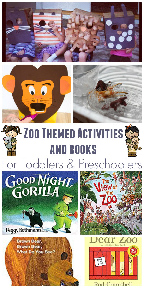 Zoo themed activities based on the classic children's picture book Good Night Gorilla by Peggy Rathmann, for toddlers and preschoolers to have fun, learn and read together