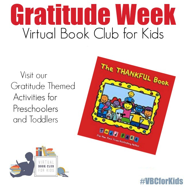 The Thankful Book by Todd Parr for Gratitude Week