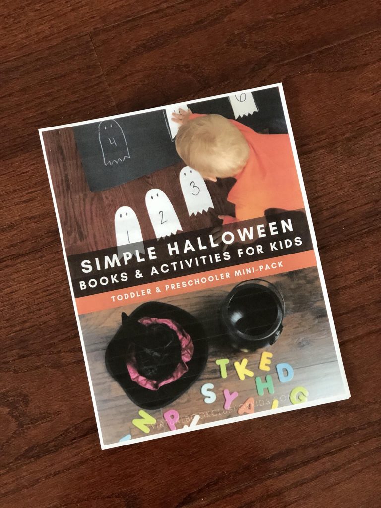 Halloween Mini Pack to purchase in our Virtual Book Club for Kids Store