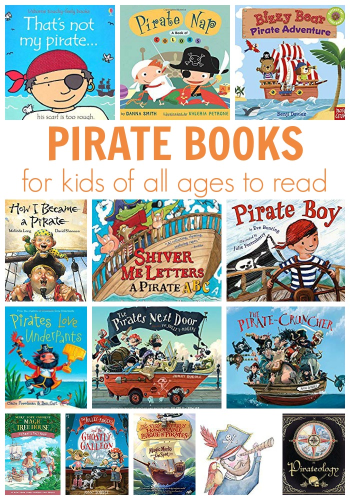 A great selection of Pirate Books that kids of all ages will love to read. From simple toddler touch and feel books to classic literature that the whole family will enjoy