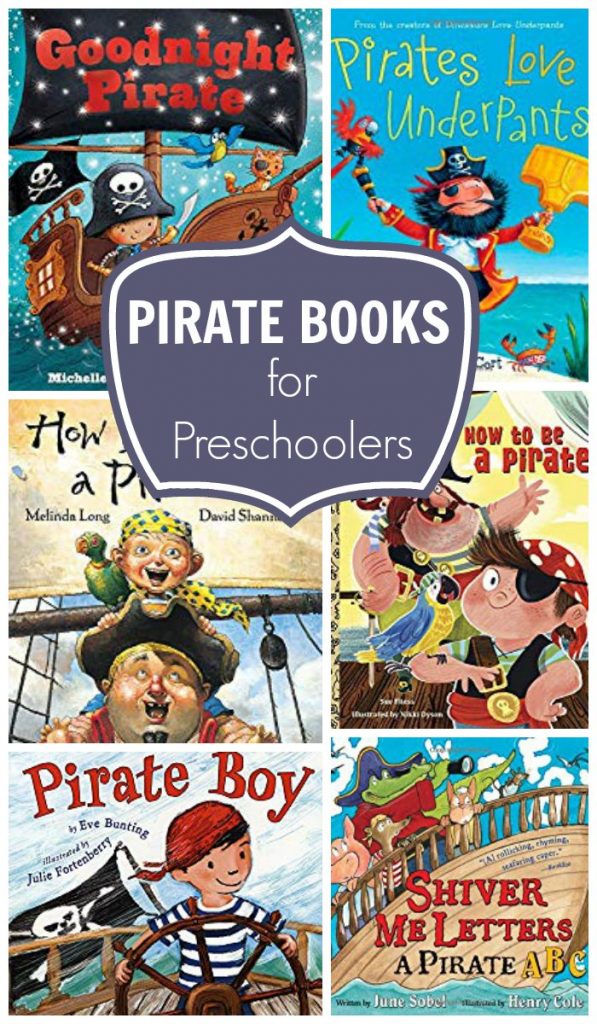 Pirate Books for Preschoolers that you can read for fun and to learn recommended by early childhood educators and parents