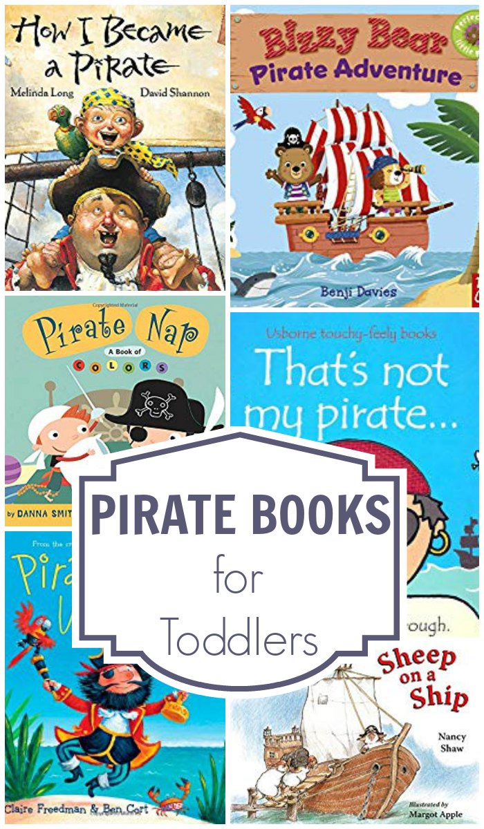 Fun pirate books that you and your toddler will love to read together