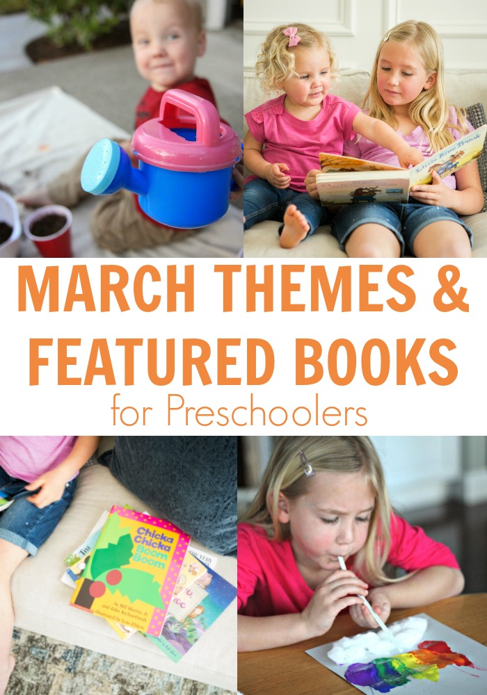 March themes and featured books for preschoolers