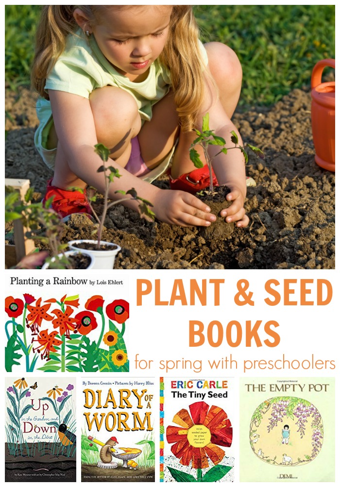 Plant and Seed books for spring with preschoolers