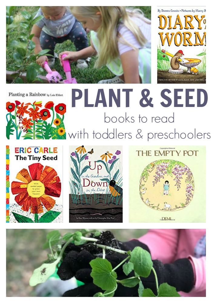 plant and seet books to read with toddlers and preschoolers