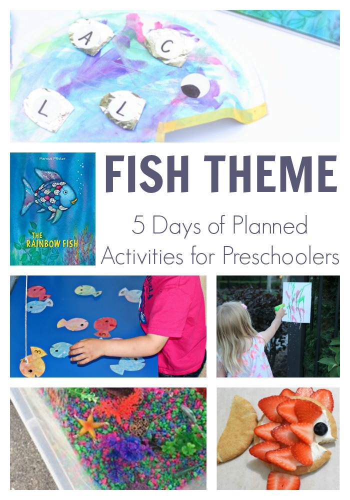 Fish themed activities for preschoolers