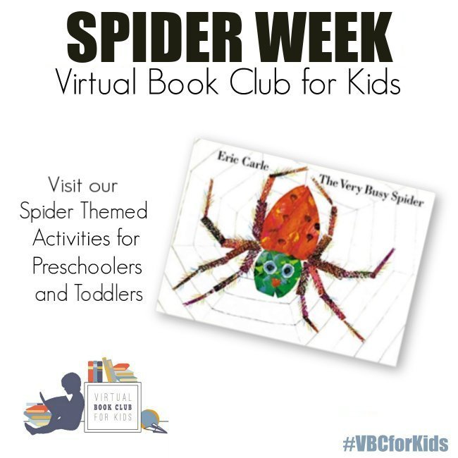 The Very Busy Spider Book Cover featuring Book Activities for Kids