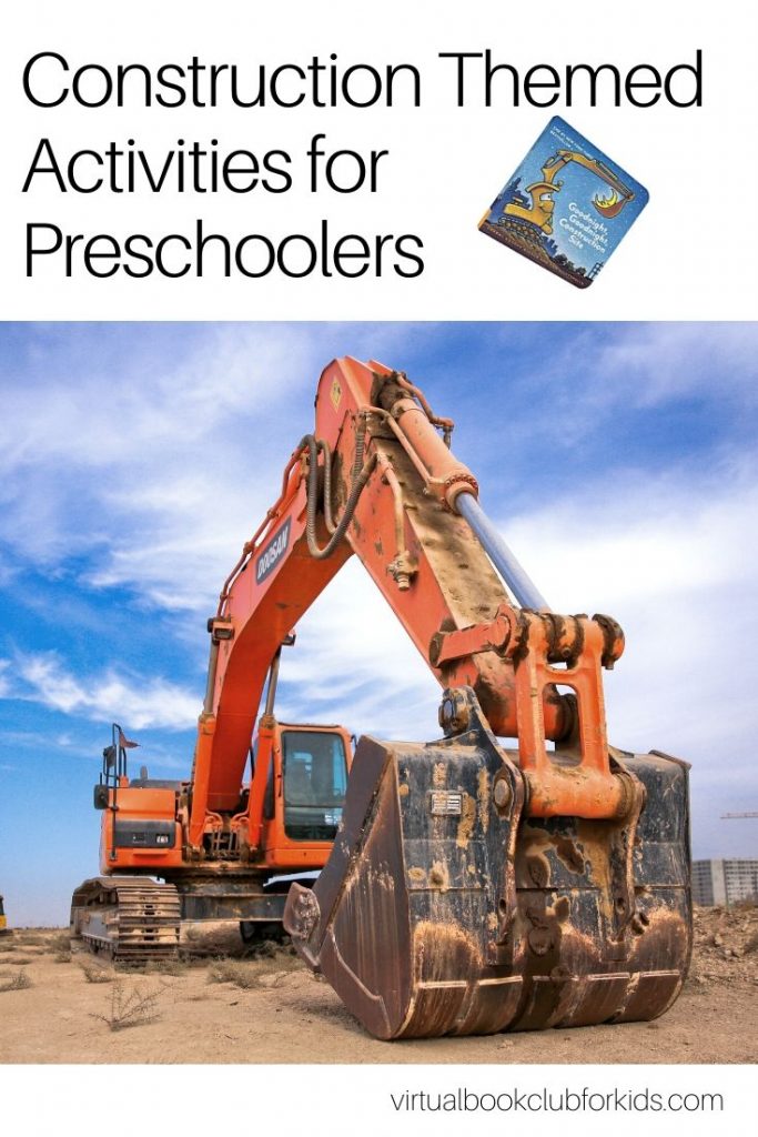 Construction Themed Activities for Preschoolers on the Virtual Book Club for Kids