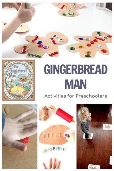 gingerbread man themed activities for preschoolers