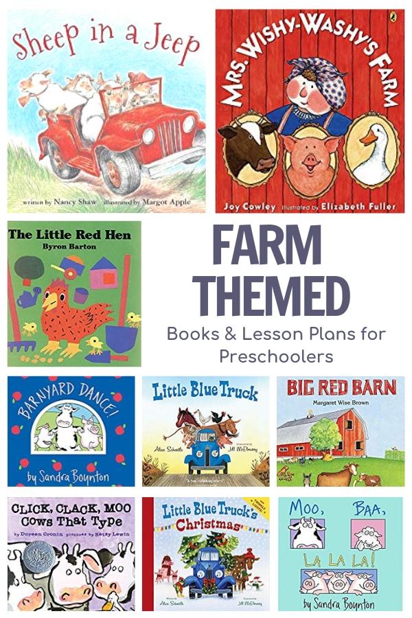 farm themed books and lesson plans for preschoolers