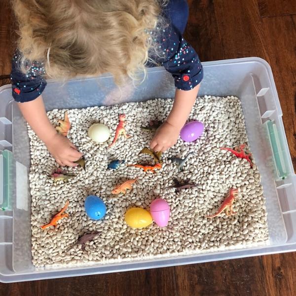 dinosaur sensory play activities