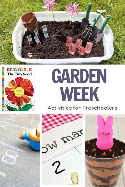 garden themed activities for preschoolers inspired by The Tiny Seed by Eric Carle