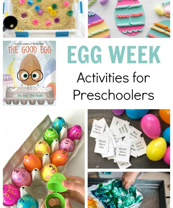 Egg Week for Preschoolers Featuring the Good Egg