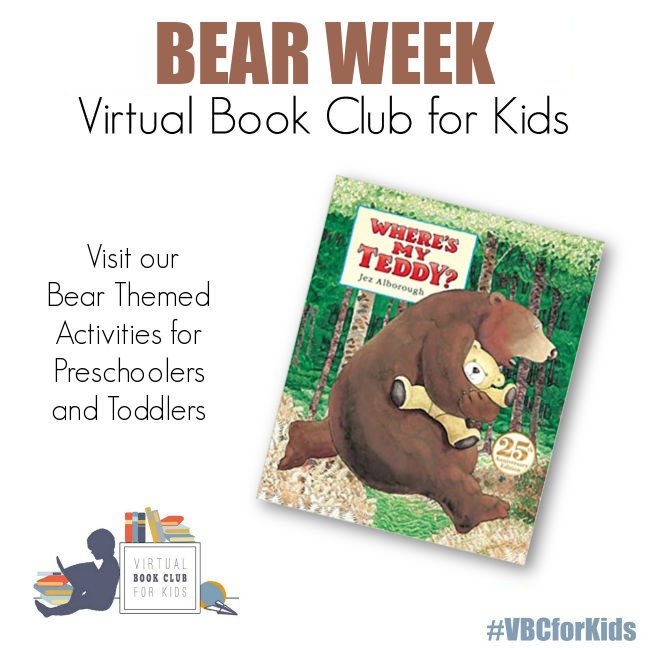 Bear Weekly Activity Plan featuring Where's My Teddy?