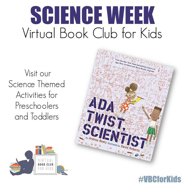Science Weekly Activity Plan featuring Ada Twist Scientist