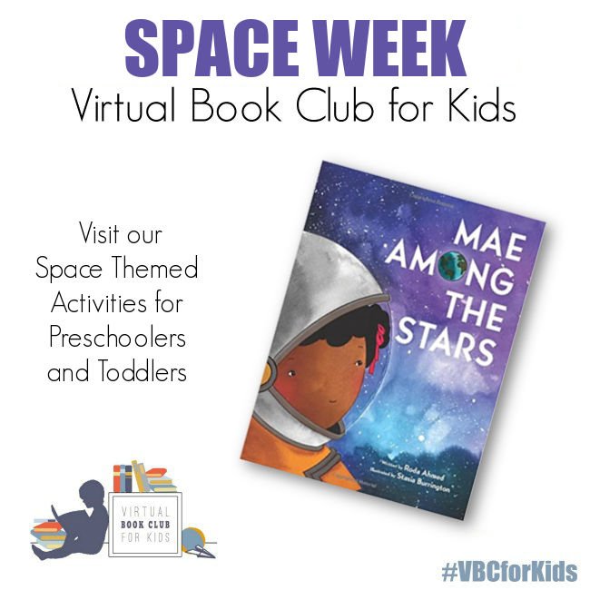 Space Weekly Activity Plan featuring Mae Among the Stars