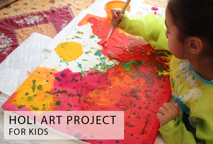 holi celebration in preschool