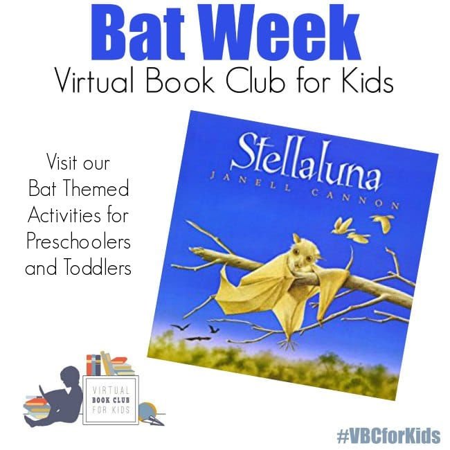 Stellaluna Book Bat Themed Activities for Preschoolers and Toddlers 