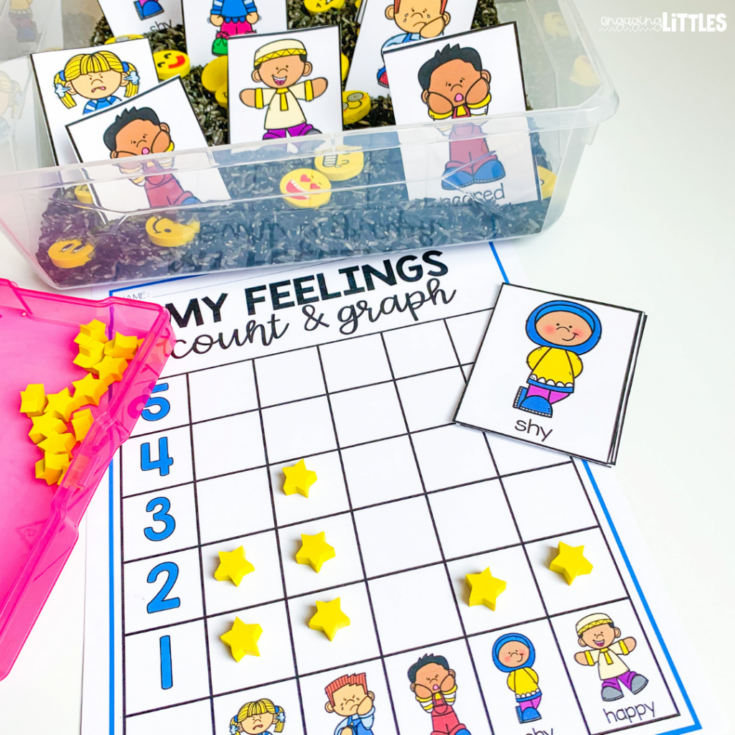 graphing Emotions Game for Preschool