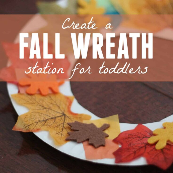 Image for Fall Wreath Making Station for Toddlers