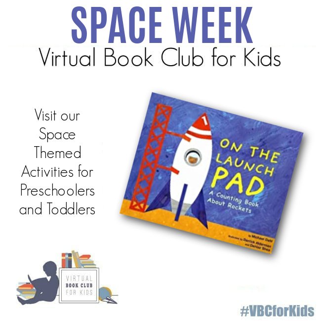 Space Weekly Planner for Preschoolers featuring On the Launch Pad