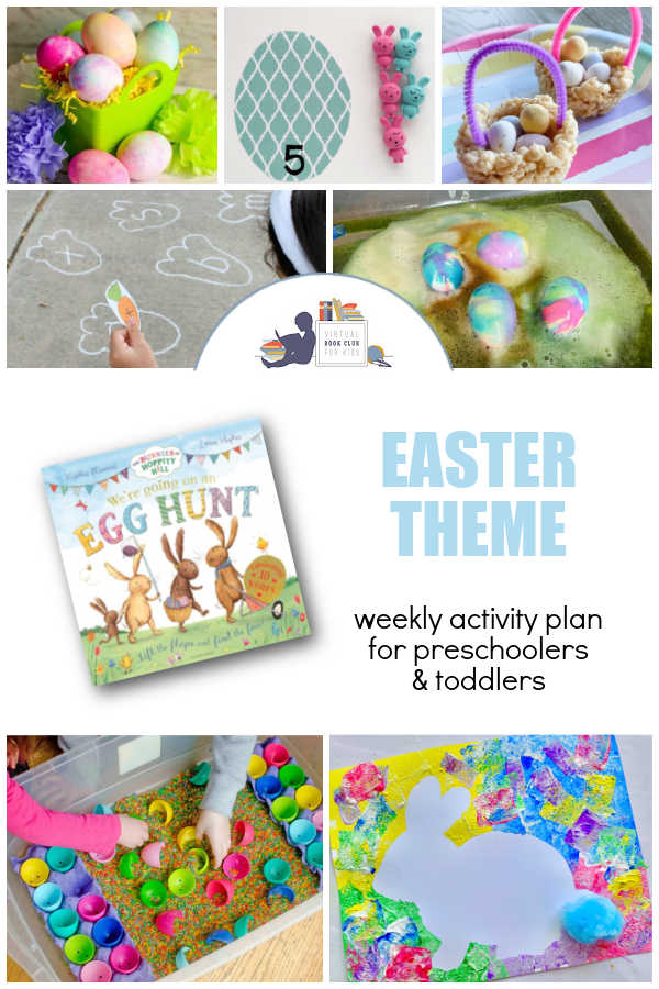 Easter Themed Weekly Planner for Preschoolers
