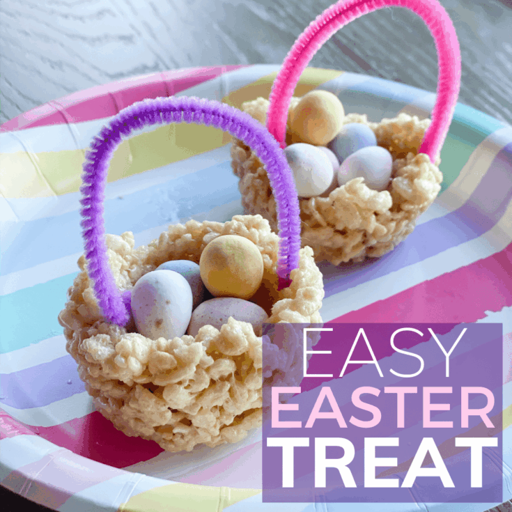 Image for Easy Easter Basket Cereal Treat