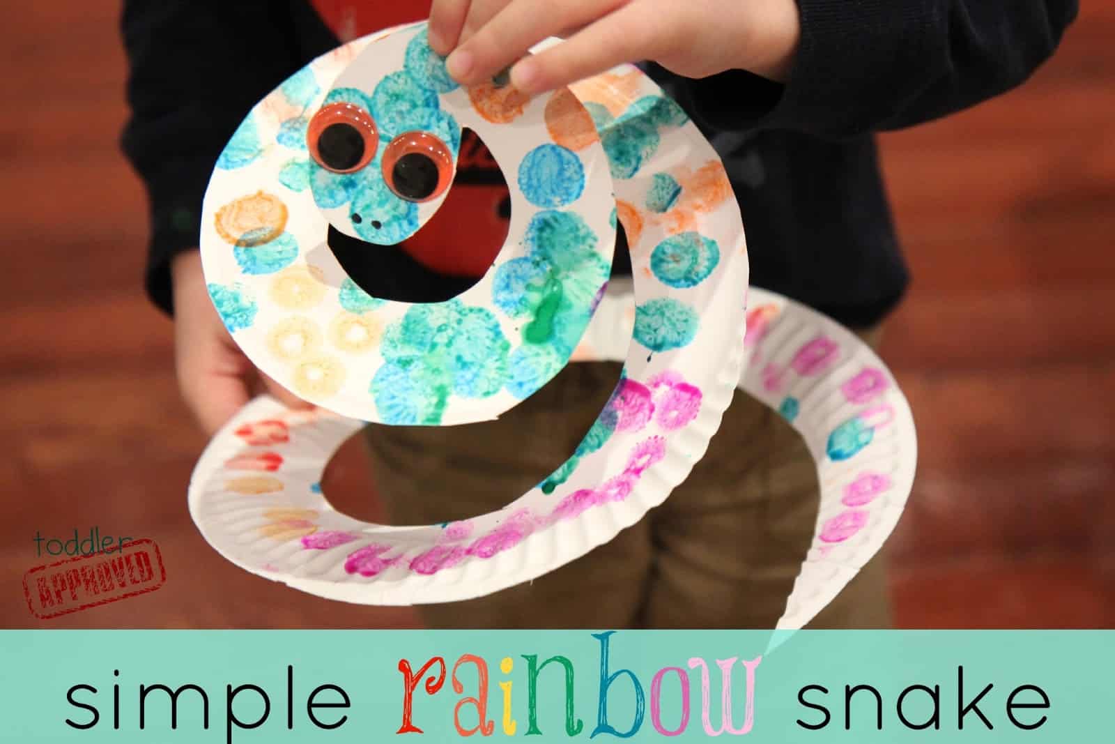 Image for Mom and Tot Craft Time: Simple Rainbow Snake